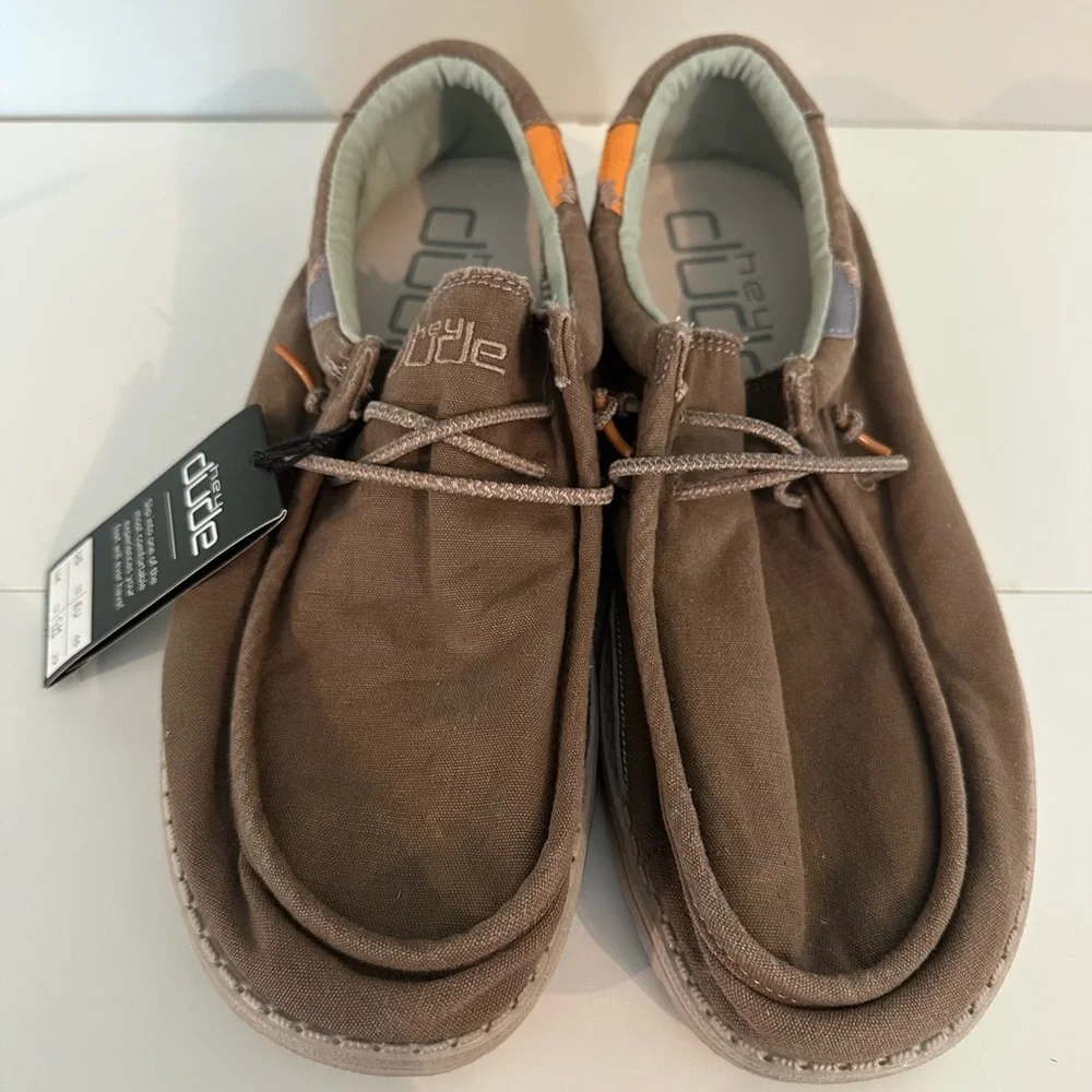 Hey Dude “Wally Washed” Shoes Men’s 13 - Picture 2 of 5